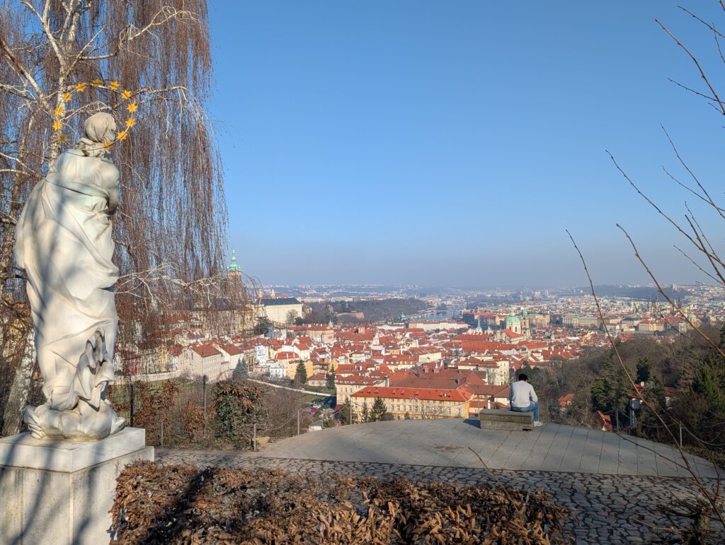 Malá Strana, výhled z Petřína
